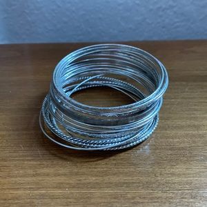 Silver Bangles